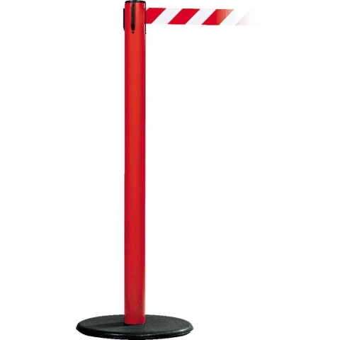 Afzetpaal met riem Indoor (riembreedte 50 mm)