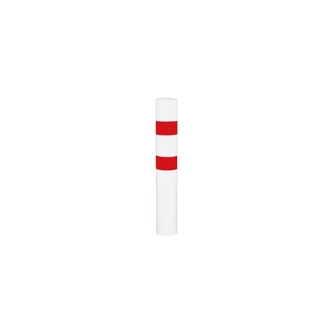 Rampaal X-serie voor in de grond, rood wit 159 x 1300 mm