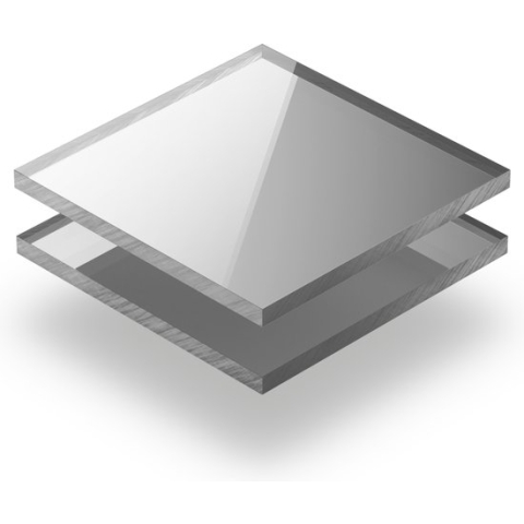 Plexiglas spiegel zilver 5 mm - 90x60cm