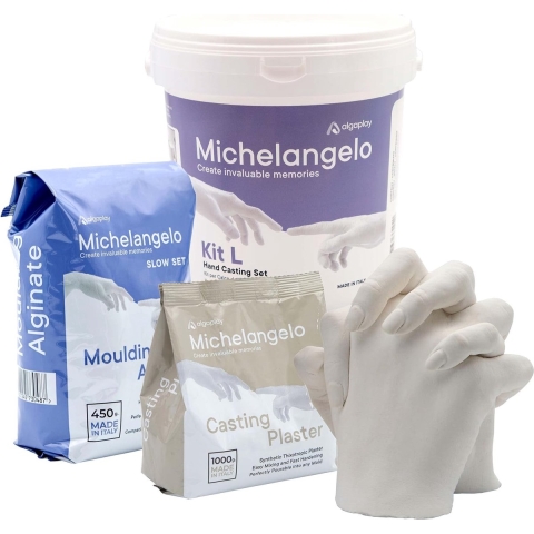 Michelangelo navulset. Bevat de benodigde reservematerialen voor de productie van handen of lichaam (L)