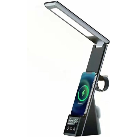 Daglicht bureaulamp hobbylamp incl. draadloze oplader - daglichtlamp schilderen lamp staand – handwerklamp