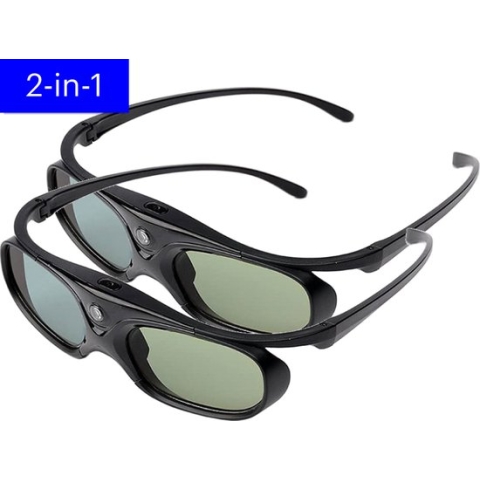 XGIMI 2x 3D brillen - 2-in-1 bundel - 2022 Model - Active Universal 3D glasses