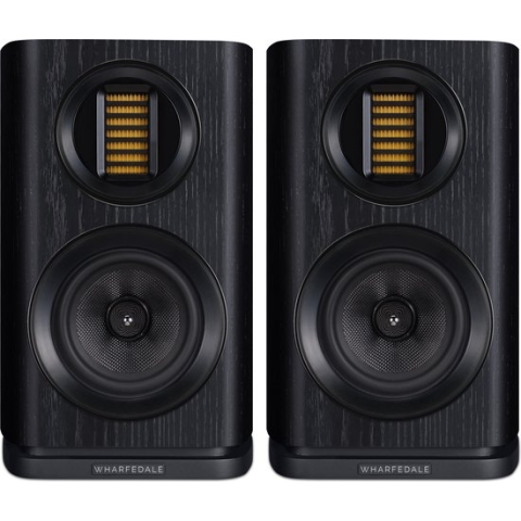 Wharfedale EVO 4.1 – Compacte boekenplankluidsprekers – Helder geluid – Diepe bas – Zwart (per paar - 2 stuks)
