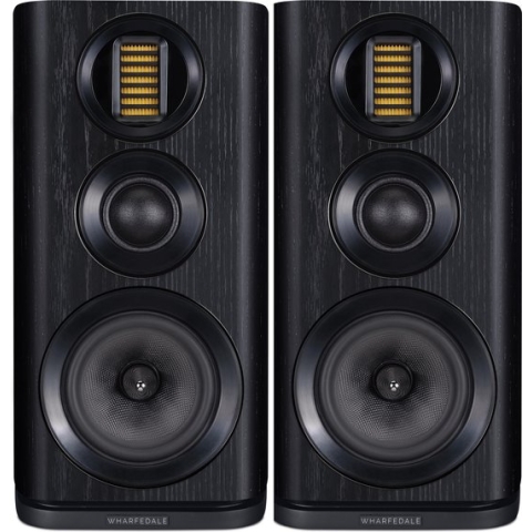 Wharfedale EVO 4.2 – Boekenplankluidsprekers - Kevlar basweergave - AMT tweeters – Zwart (per paar - 2 stuks)