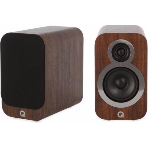 Q Acoustics 3010i - Compacte Boekenplank Luidsprekers - Walnoot (per paar)