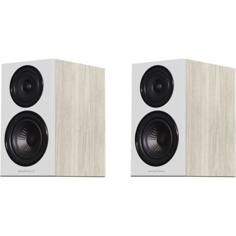 Wharfedale Diamond 12.1 – Compacte boekenplank luidsprekers – Eenvoudige installatie – Echte Hifi Kwaliteit - Licht Eiken (per paar - 2 stuks)