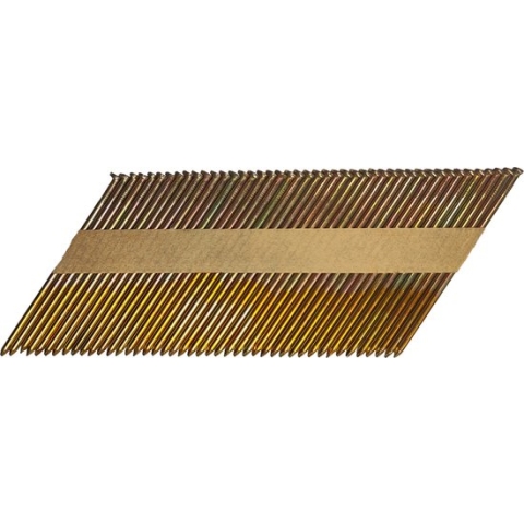 2500x stripnagels/stripspijkers 34 graden D-kop - 90mm