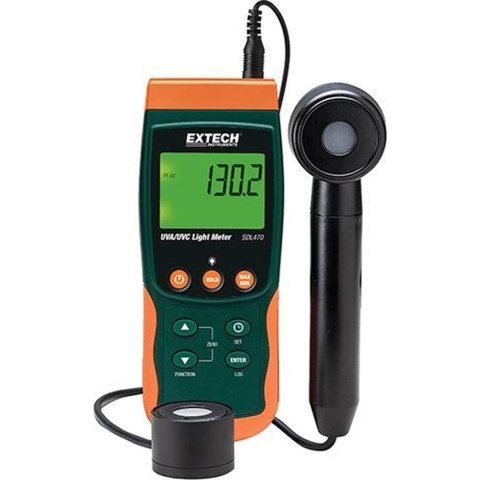 Extech SDL470 - UVA en UVC Lichtmeter - Datalogger - UVA lange golf - UVC korte golf