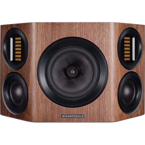 Wharfedale EVO 4S - Surround sound luidsprekers – Thuisbioscoop - Kevlar basweergave - AMT tweeter – Walnoot (per paar - 2 stuks)