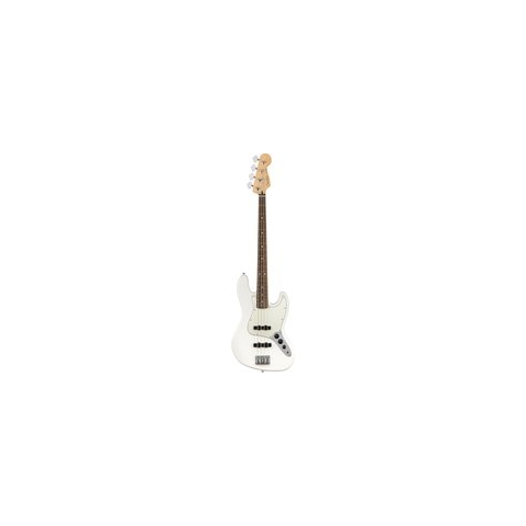 Fender Player Jazz Bass PF Polar White 4-snarige basgitaar