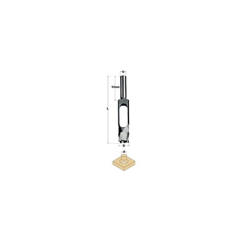 SP proppenboor Ø 10 - Ø 20 x 140 mm. S=Ø13, Rechts draaiend