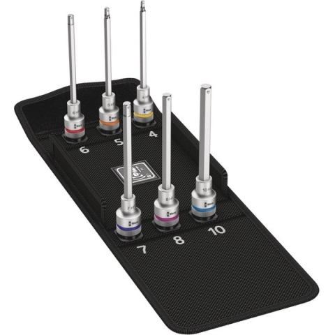 Wera Zyklop 05004210001 Dopsleutel-bitinzetset 1/2 (12.5 mm) 6-delig