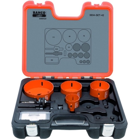Bahco 3834-42 Gatzagenset