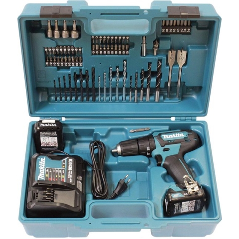 Makita HP333DSAX1 12V Li-Ion (klop)boor-/schroefmachine set - 2x accu - accessoireset