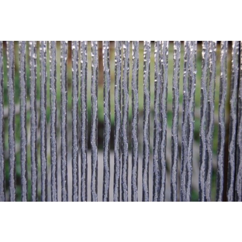 Vliegengordijn Merano 3, 90x210 cm. transparant-grijs