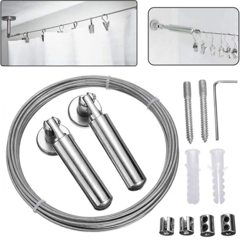 Gordijnroede - Uitschuifbaar - Gordijnstang - Gordijnrails - Premium Kwaliteit