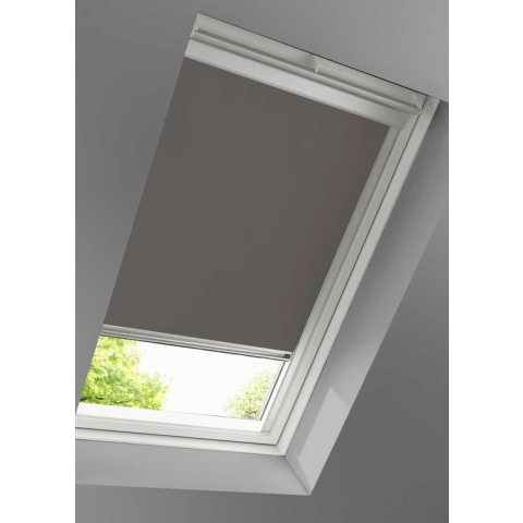 GGL GGU C02 Dakraam Rolgordijn Verduisterend GRIJS voor VELUX