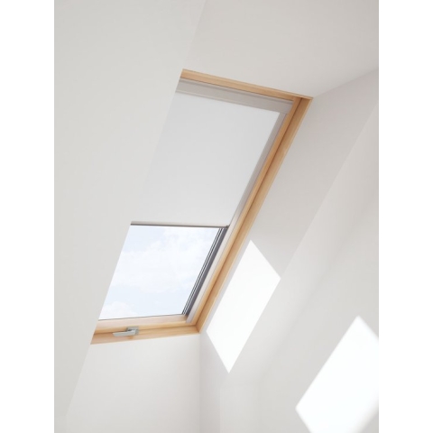 Contrio verduisterende rolgordijn voor Velux ® dakraam - GGL - CK02 Wit (55x78)