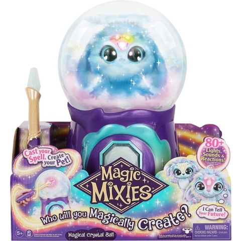 Knuffel met Geluid Moose Toys My Magic Mixies Blauw Interactief Knuffel