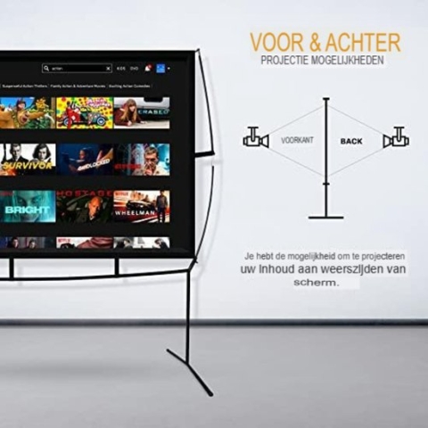 Gratyfied- Projector Scherm- Projector Screen- Beamer Scherm- Beamer Screen- Projector Doek- Projector Cloth
