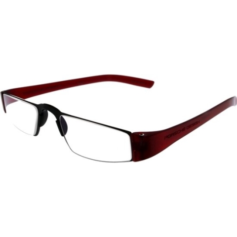 Porsche Design P8801B +1.00 - Titanium/rood - Leesbril