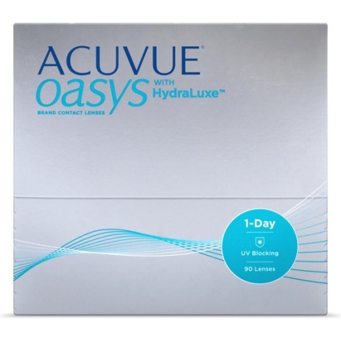 -3.75 - ACUVUE® OASYS 1-Day WITH HYDRALUXE - 90 pack - Daglenzen - BC 9.00 - Contactlenzen