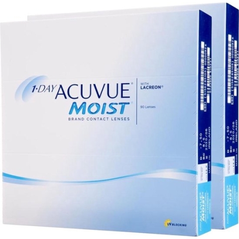 -7,50 - 1-DAY ACUVUE MOIST - 180 pack - Daglenzen - Contactlenzen - BC 8,50