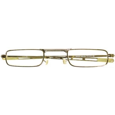 I Need You - The Frame Company Contactlenzen Leesbril 9 MM  antiek zilver reisbril +2.00 dpt