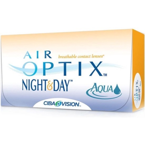 -6,75 Air Optix Night&Day Aqua  -  6 pack  -  Maandlenzen   -  Contactlenzen