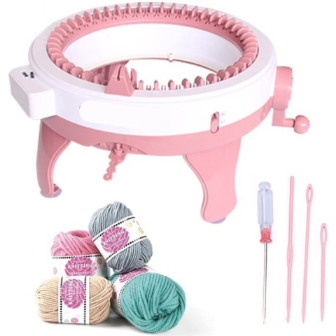 Happyment Breimachine - Breimolen - Punnikmolen - Knitting Machine - Wolmolen - Roze