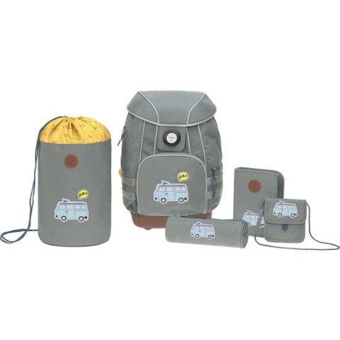 Rugzak Met Schoolset Lassig Adventurer Bus