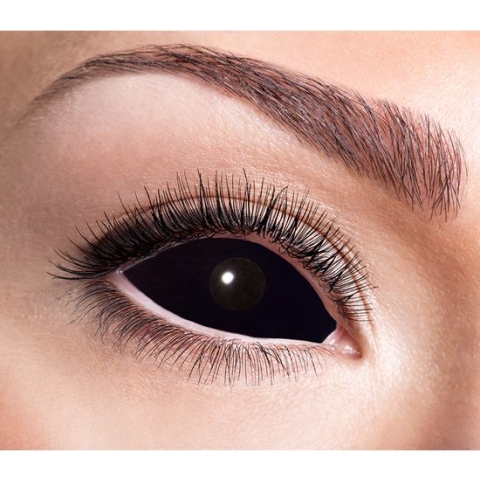 Sclera lenzen zwart - 6 maand