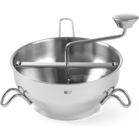 Hendi Passeerzeef - Professionele Roerzeef - Passe Vite - RVS - Incl. 2 zeven: Ø14cm - Grof en Fijn - 40x21,5x(H)17,5cm