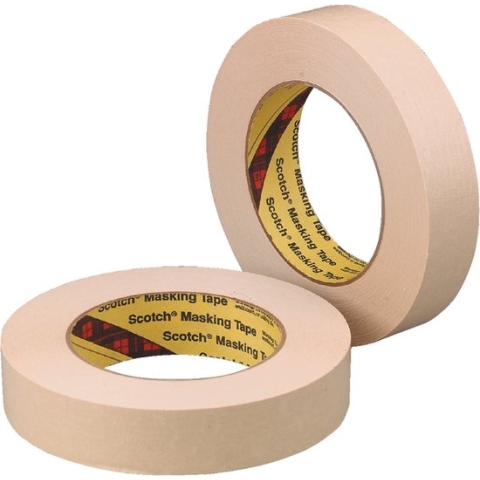 Afplaktape Scotch 202 18mmx50m crêpe beige - 48 stuks - 48 stuks