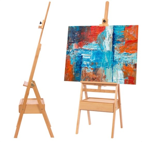 AYOO® Schildersezel - Schildersezel voor volwassenen - Atelierezel - Studio ezel - Veldezel - Schildersezels - FSC keurmerk - Beukenhout - Doeken tot 92CM