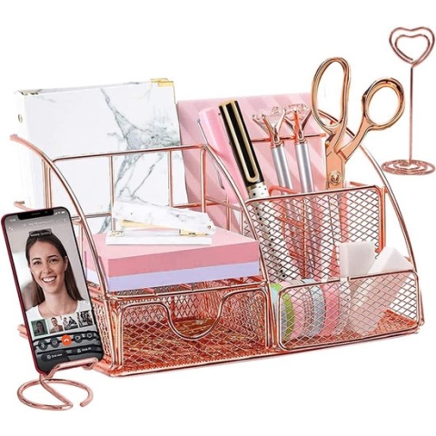 Bureau organizer office desk organizer - pennenbakje - pennenhouder - bureau organizer - premium kwaliteit - ruimtebesparend