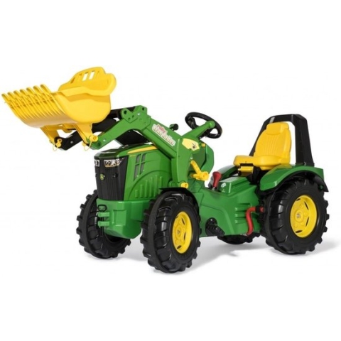 Rolly Toys rollyX-Trac Premium John Deere traptrekker 8400R incl voorlader en handrem