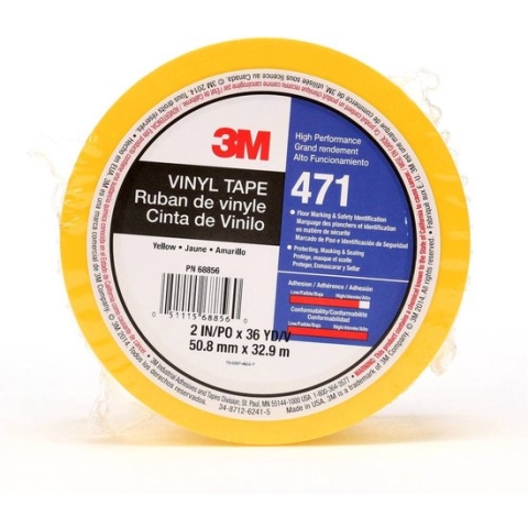 3M 471G50IW PVC-plakband Geel (l x b) 33 m x 50 mm 1 stuk(s)
