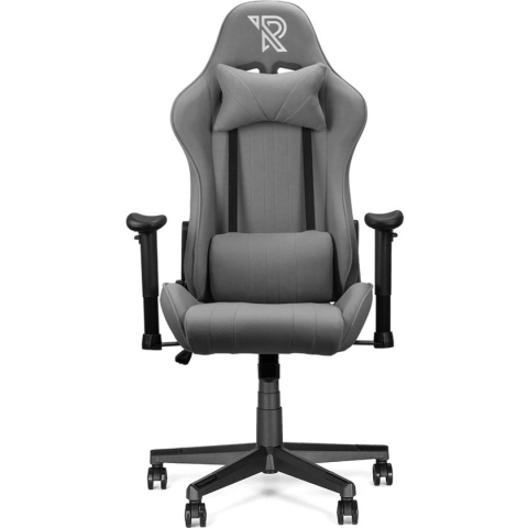 Ranqer Felix Fabric (van stof) Gamestoel - Gaming Chair  / Gaming Stoel - Ergonomische Bureaustoel - Verstelbaar armleuningen - Grijs