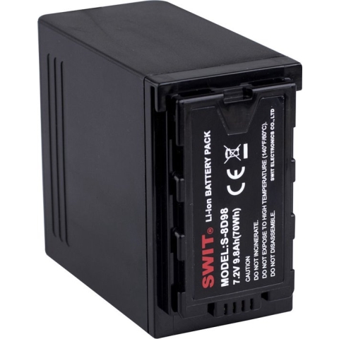 Swit S-8D98 DV Battery for Panasonic DVX200/PX270 CGA series and VBD58 70Wh