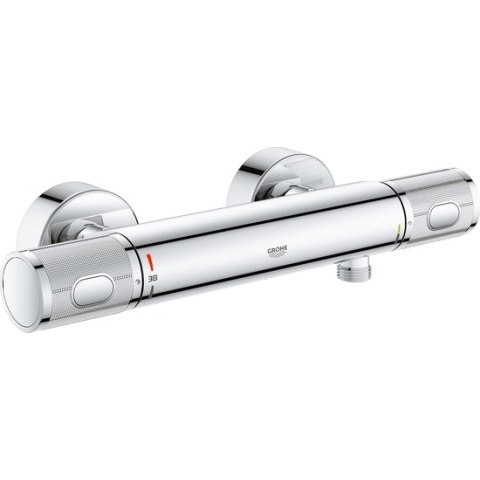 GROHE QuickFix Precision Feel Thermostatische Douchekraan - EcoJoy - CoolTouch - incl. koppelingen - 15 cm - 34790000