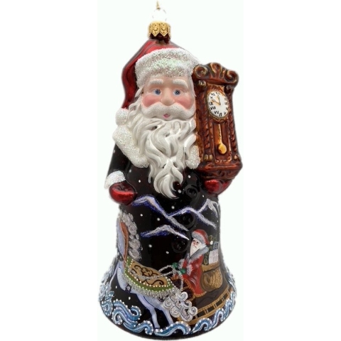 Christel Dauwe Collection : kerstversiering : Vadertje tijd met Klok