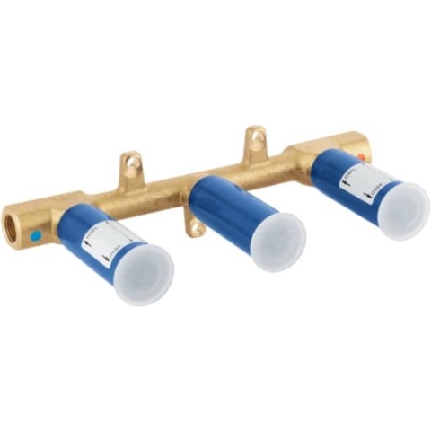 Grohe inbouwdeel v. 3-gats afbouwdeel wandkraan inbouwdiepte 43-85mm