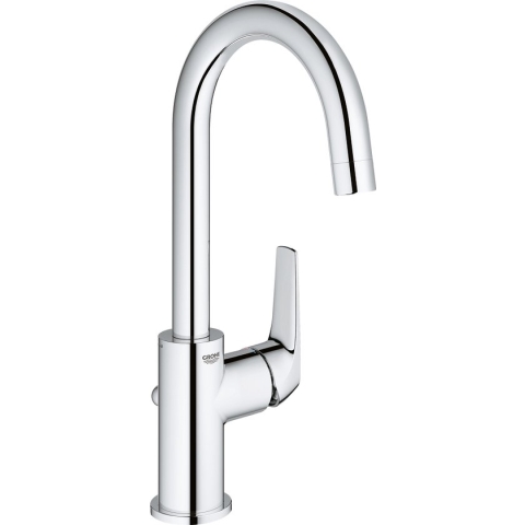 GROHE QuickFix Start Flow Wastafelkraan - Waterbesparend - draaibare uitloop - met waste - chroom - 23811000