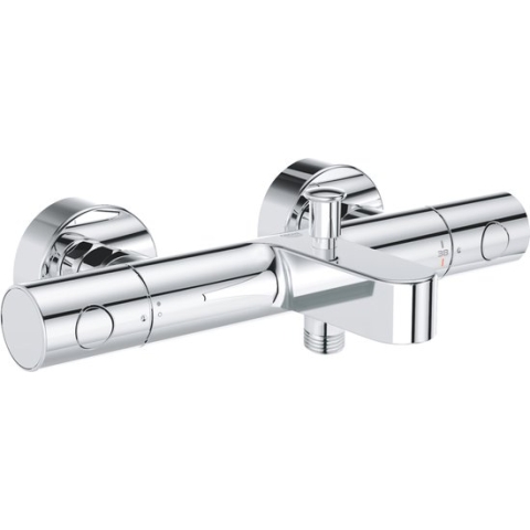 GROHE QuickFix Precision Get Thermostatische Badkraan - EcoJoy® - 15cm - met koppelingen - chroom - 34774000