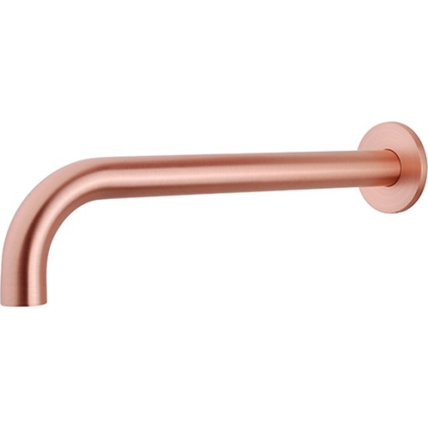 Bally Inbouw Baduitloop Rond 30cm 1/2″ Geborsteld Koper