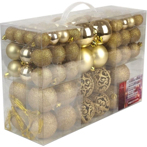 kerstballen, plastic