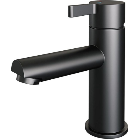 Brauer BlackEdition Wastafelmengkraan opbouw - laag - model E mat zwart