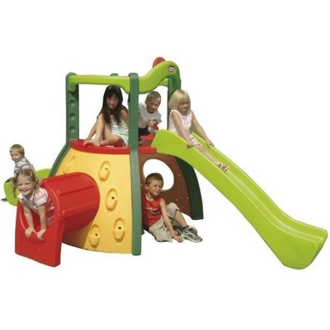 Little Tikes Super Evergreen Dubbeldekker Glijbaan - Speeltoestel