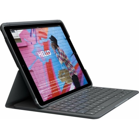 Logitech Slim Folio iPad (7th gen) - Tablettoetsenbord - Qwertz